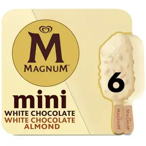 Magnum Almond & White Chocolate Mini Ice Cream Stick 6x55ml