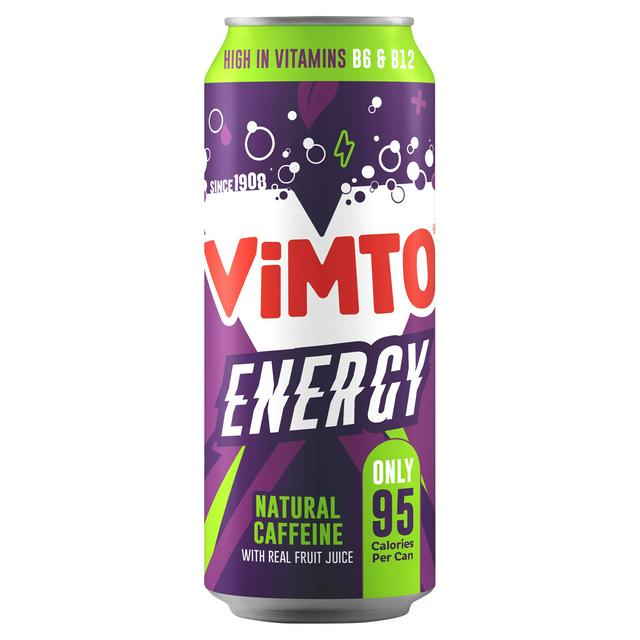 Sainsburys Vimto Energy Natural Caffeine with Real Fruit Juice 500ml