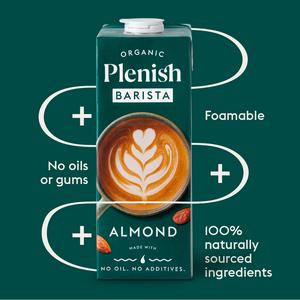 Plenish 1L Long Life Dairy Free Organic Barista Almond Drink - gallery image 6