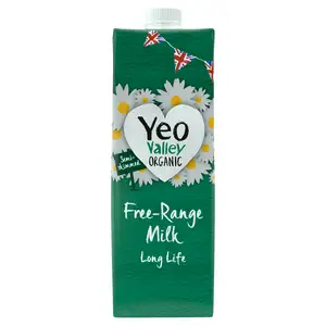 Yeo Valley Organic Long Life Semi Skimmed Milk 1L