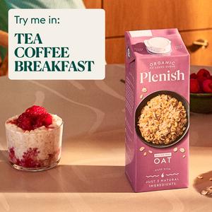 Plenish 1L Long Life Dairy Free Organic Oat Drink - gallery image 2