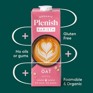 Plenish 1L Long Life Dairy Free Organic Oat Barista Drink - gallery image 2