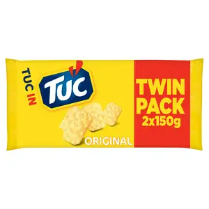 Jacob's TUC Original Crackers Twin Pack 2x150g