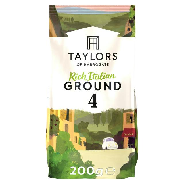 Taylors of Harrogate Rich Italian Roast Ground Coffee 200g - gallery image 1