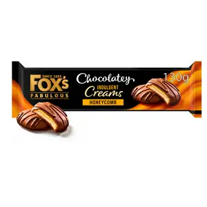 Fox’s Biscuits Chocolatey Indulgent Creams Honeycomb 130g