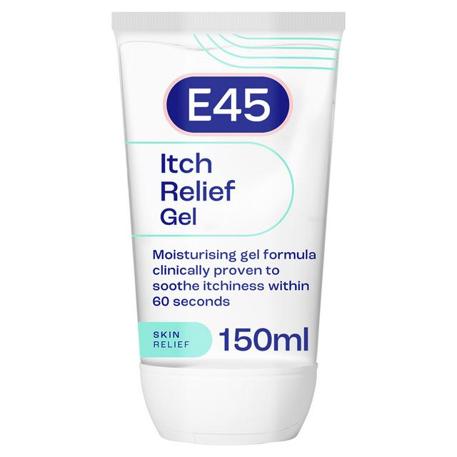 E45 Itch Relief Gel Moisturiser for Irritated & Dry Skin 150ml