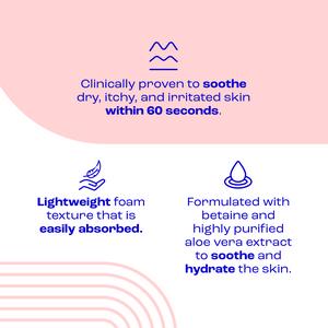 E45 Itch Relief Cool Mousse Moisturiser for Irritated & Dry Skin 150ml - gallery image 6