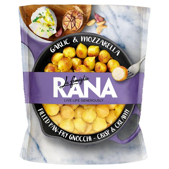 La Famiglia Rana Garlic & Mozzarella Filled Pan Fry Gnocchi 280g - gallery image 1