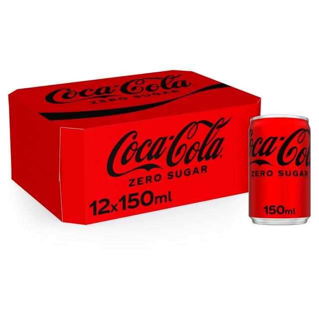 Coca-Cola Zero Sugar x12 150ml - gallery image 1