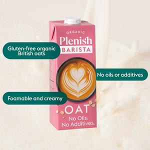 Plenish 1L Chilled Dairy Free Organic Barista Oat Drink - gallery image 5