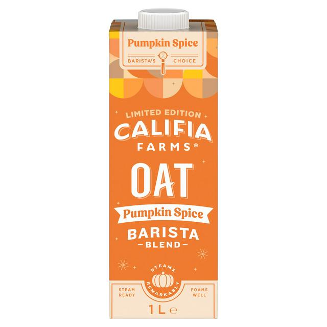 Califia Farms 1L Oat Pumpkin Spice Barista Blend, Limited Edition - gallery image 1