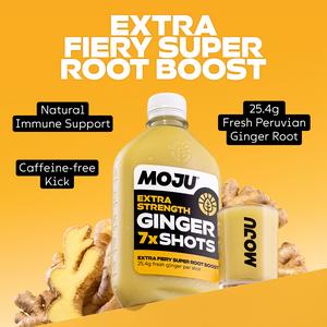 MOJU Ginger Extra Strength Dosing Bottle Shots x7 420ml - gallery image 3