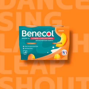 Benecol Peach Yogurt 4x115g - gallery image 3