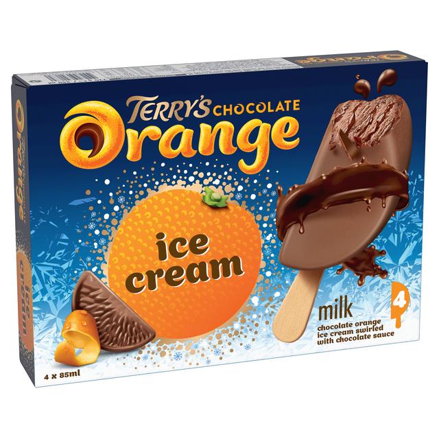 Terry s Chocolate Orange Ice Cream 4x85ml Sainsbury s
