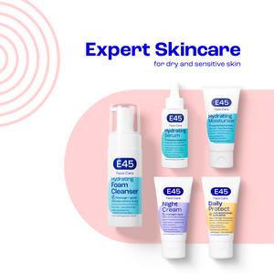 E45 Face Foaming Cleanser Wash for Dry & Sensitive Skin 150ml - gallery image 3