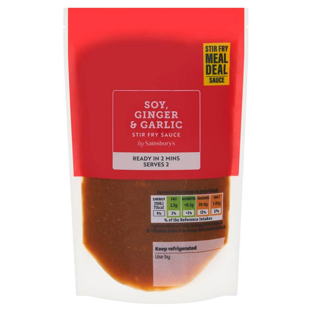 Sainsburys Soy Ginger & Garlic Stir Fry Sauce, Inspired to Cook 175g