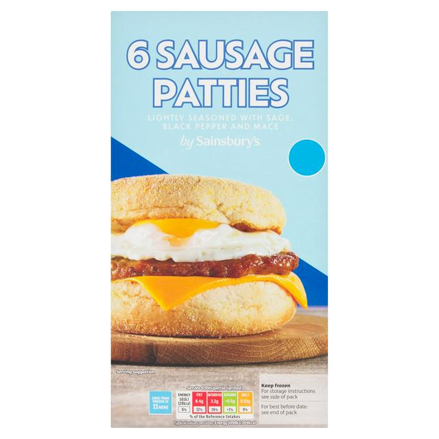 Sainsburys Sainsbury's Sausage Patties 342g