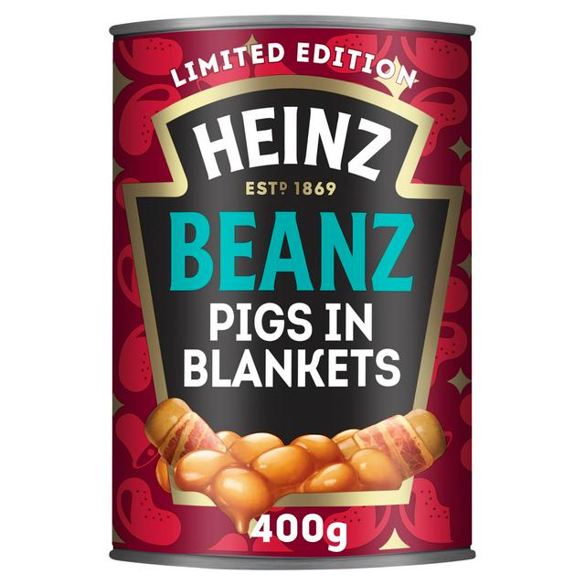 Heinz Baked Beans Pigs in Blankets with Christmas Seasoning, Limited Edition 400g - gallery image 1
