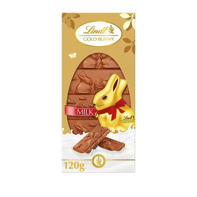 Lindt Original Gold Bunny Chocolate Milk Easter Bar 120g - gallery image 1