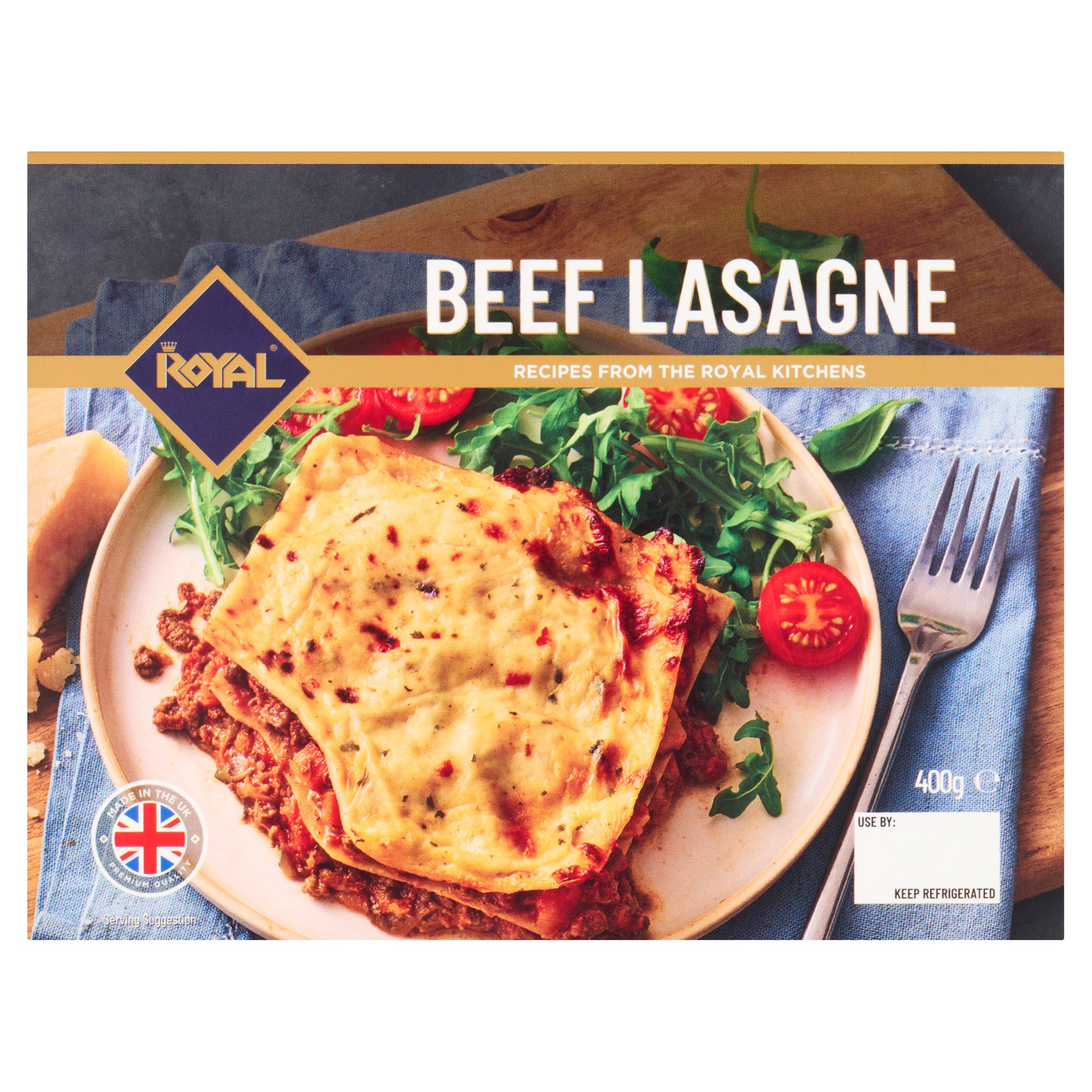 Beef Lasagne Ready Meal 400g