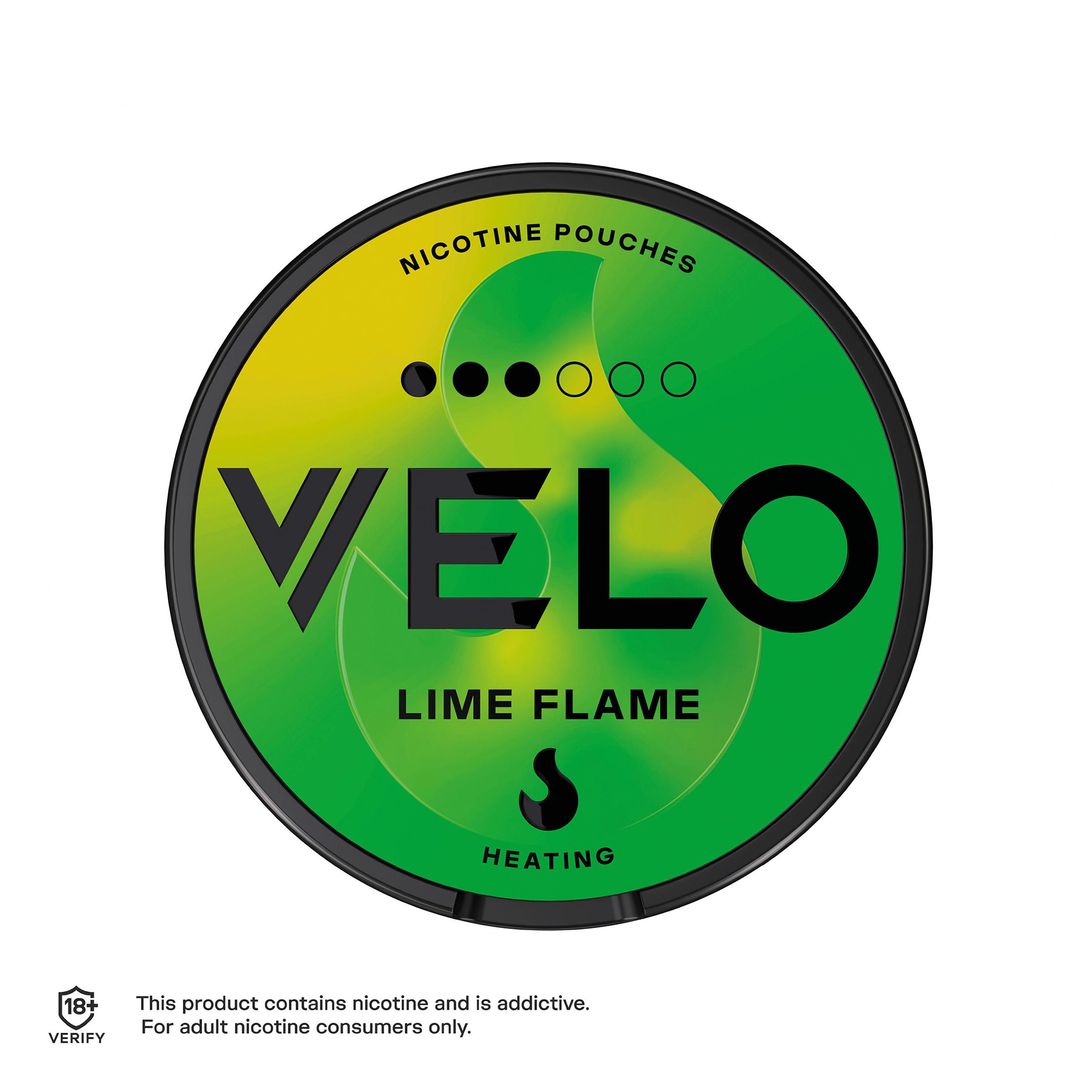 Velo Lime Flame Nicotine Pouches 8mg 20 pouches thumbnail 2