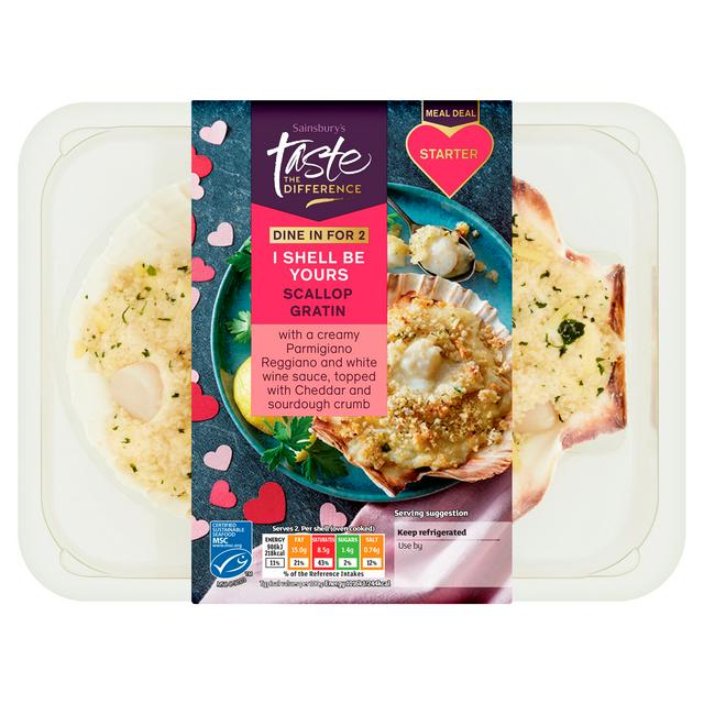 Sainsbury's Scallop Gratin, Taste the Difference 200g - gallery image 1
