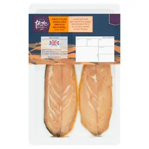 Sainsbury's Sweetcure Boneless Smoked Mackerel Ready To Eat, Taste the Difference (Approx. 165g)