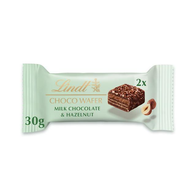 Lindt Choco Wafer Milk Chocolate & Hazelnut Treat Pack 30g - gallery image 1