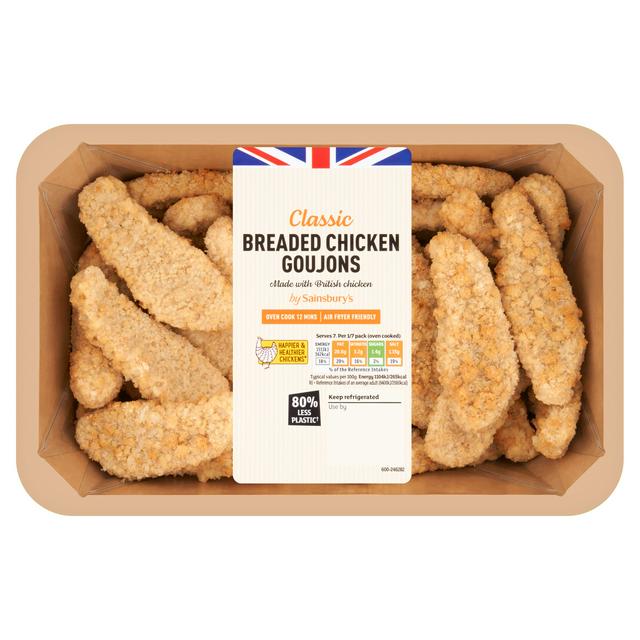 Sainsburys Breaded Chicken Goujons 1kg