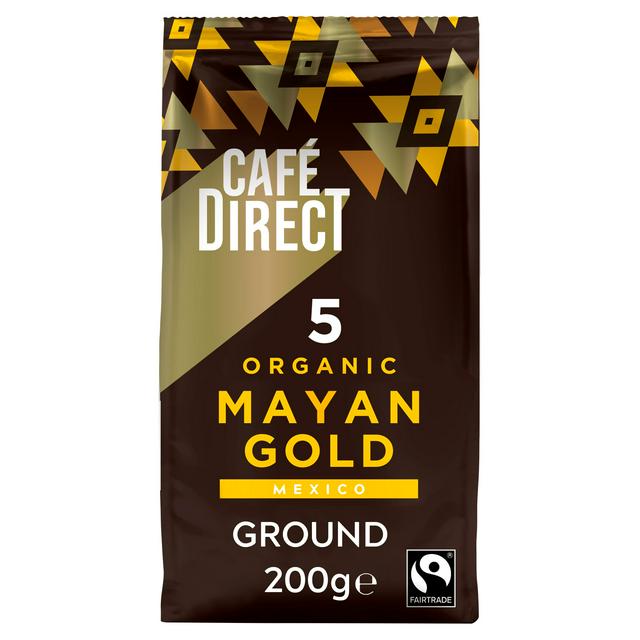 Cafedirect 5 Organic Mayan Gold Mexico Ground Coffee 200g - gallery image 1