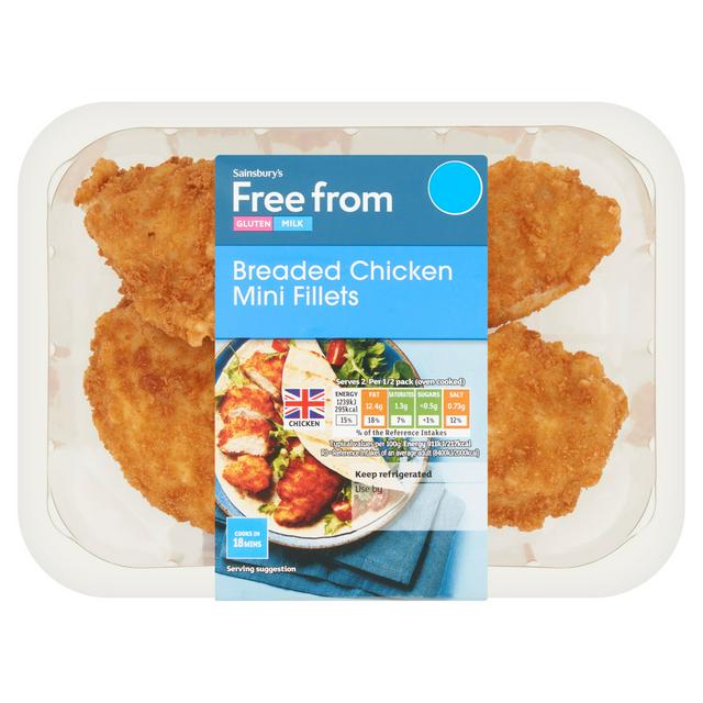 Sainsburys Sainsbury's Free From Breaded Mini Fillets 305g