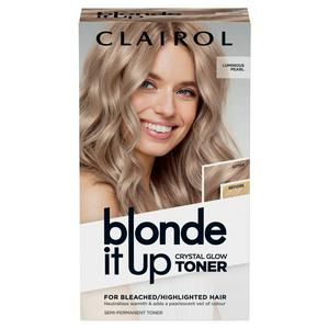 Clairol Blonde It Up Crystal Glow Semi-Permanent Toner Lumin...