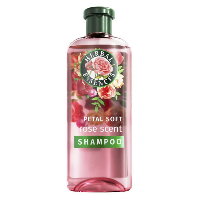 Herbal Essences Rose Scent Petal Soft Shampoo 350ml to Nourish Dry Hair Silicone Free - gallery image 1