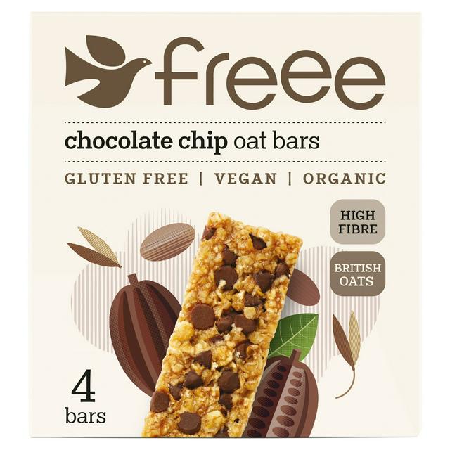Free Freee Gluten Free Organic Chocolate Chip Oat Bars 4 x 35g