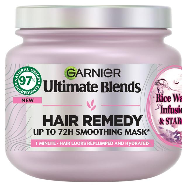 Garnier Ultimate Blends Rice Water Infusion & Starch Hair Remedy Mask For Long Hair 380ml - gallery image 1