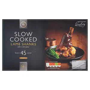 Oliver James Slow Cooked Lamb Shanks with a Mint Gravy 750g