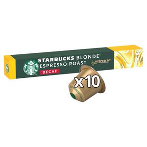 Starbucks by Nespresso Blonde Espresso Roast Decaf Coffee Pods x10 55g - gallery image 2