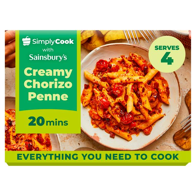 Sainsbury's Simply Cook Creamy Chorizo Penne Meal Kit