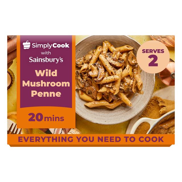 Sainsbury's Simply Cook Wild Mushroom Penne Meal Kit