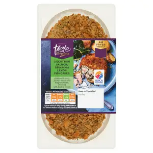 Sainsbury's Scottish Salmon, Spinach & Lemon Fishcakes, Taste the Difference x2 290g