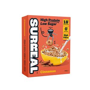 Surreal Cinnamon High Protein Zero Sugar Gluten Free Cereal 240g - gallery image 2