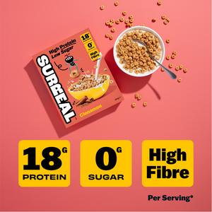 Surreal Cinnamon High Protein Zero Sugar Gluten Free Cereal 240g - gallery image 3