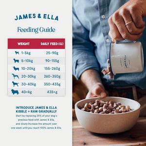 James & Ella Kibble + Raw Grass Fed Beef Dog Food 1.5kg - gallery image 5