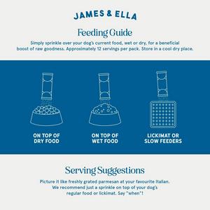 James & Ella Freeze Dried Raw Grass Fed Beef Topper for Dogs 50g - gallery image 4