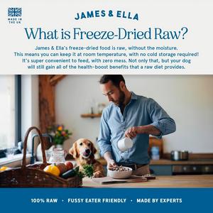 James & Ella Freeze Dried Raw Free Run Chicken Dog Food 500g - gallery image 4