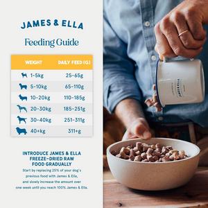James & Ella Freeze Dried Raw Free Run Chicken Dog Food 500g - gallery image 5