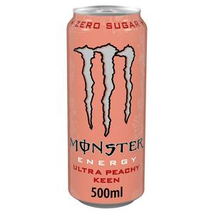 Monster Energy Drink Ultra Peachy Keen Zero Sugar 4x500ml