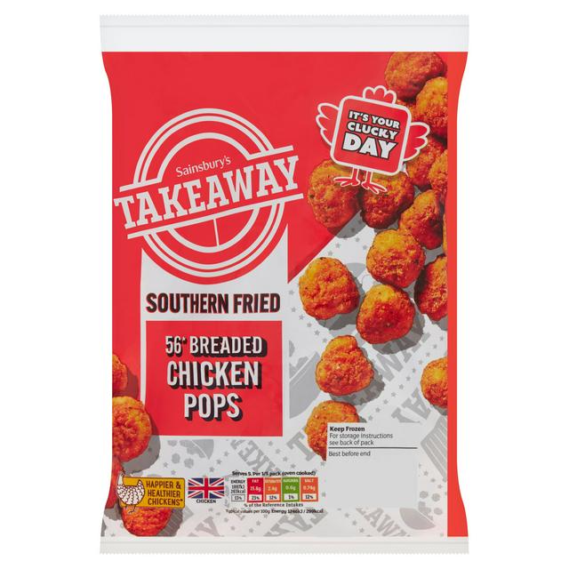 Sainsburys Sainsbury's Southern Fried Breaded Chicken Pops 500g