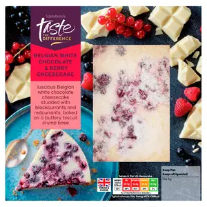 Sainsbury's White Chocolate & Berry Cheesecake, Taste the Difference