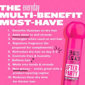 Bed Head by TIGI After Party Smoothing Cream for Shiny Frizz Free Hair 100ml - gallery image 6